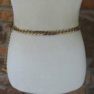 Kate Spade Gold Spade and Bow Metal Chain Belt